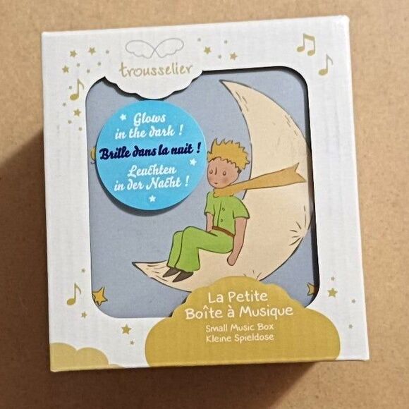 Photoluminescent Musical jewellery box Little Prince with sheep - Picture 3 of 3